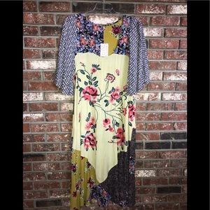 Free People floral embroidered dress